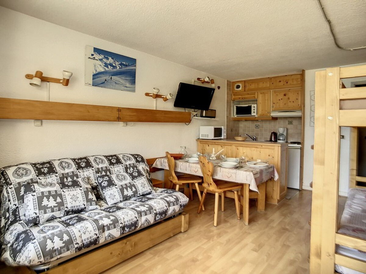 Studio 24 m² balcon Sud aux Menuires, 4 personnes - Photo 3
