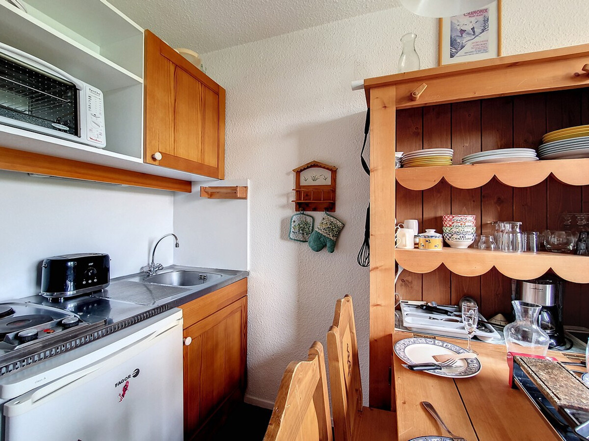 Studio 18m² balcon sud-est aux Menuires, 5ème étage - Photo 3