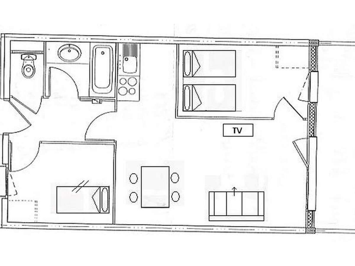 Appartement 3 pièces ski aux pieds, balcon sud-ouest - Photo 14
