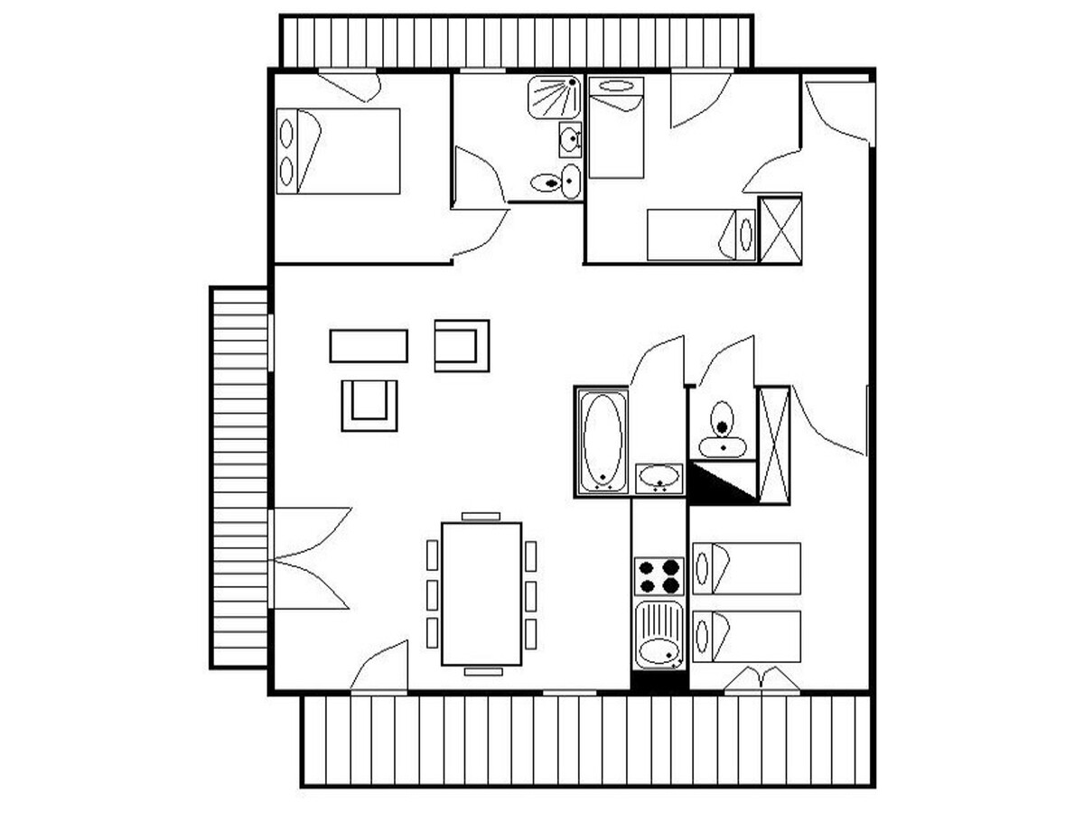 Appartement 8 pers aux Menuires - Sauna & Hammam inclus - Photo 13