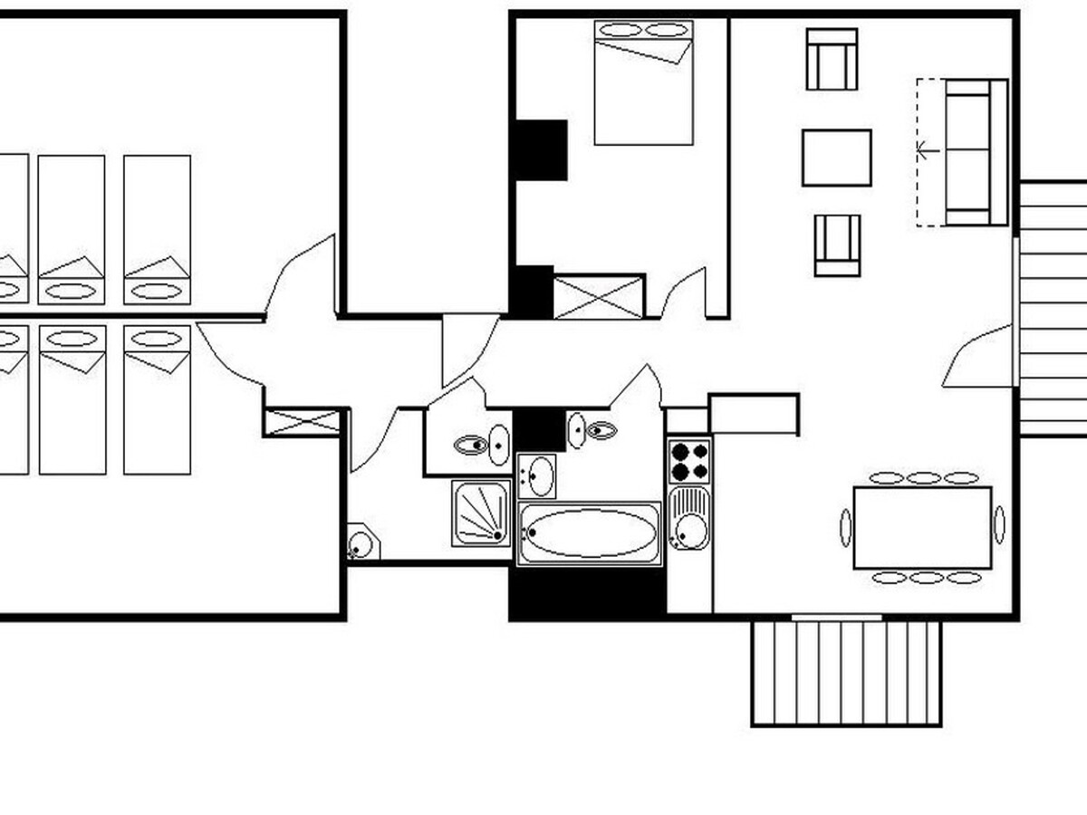 Appart 130 m² sauna-hammam aux Menuires, 10 pers - Photo 16