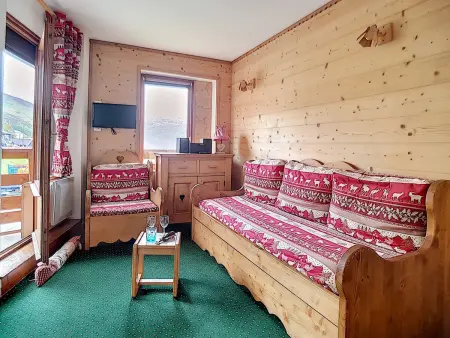 Appartement 25m² balcon sud Vue Val Thorens : photo 2