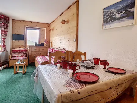 Appartement 25m² balcon sud Vue Val Thorens : photo 5