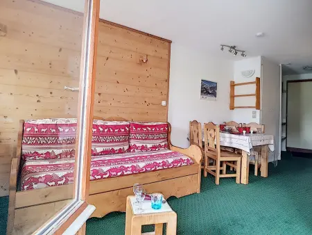 Appartement 25m² balcon sud Vue Val Thorens : photo 7