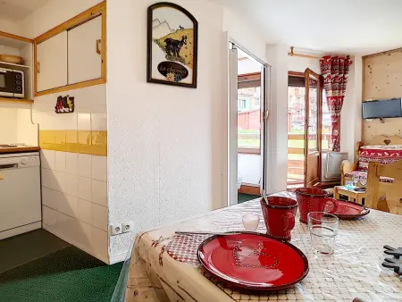 Appartement 25m² balcon sud Vue Val Thorens : photo 8