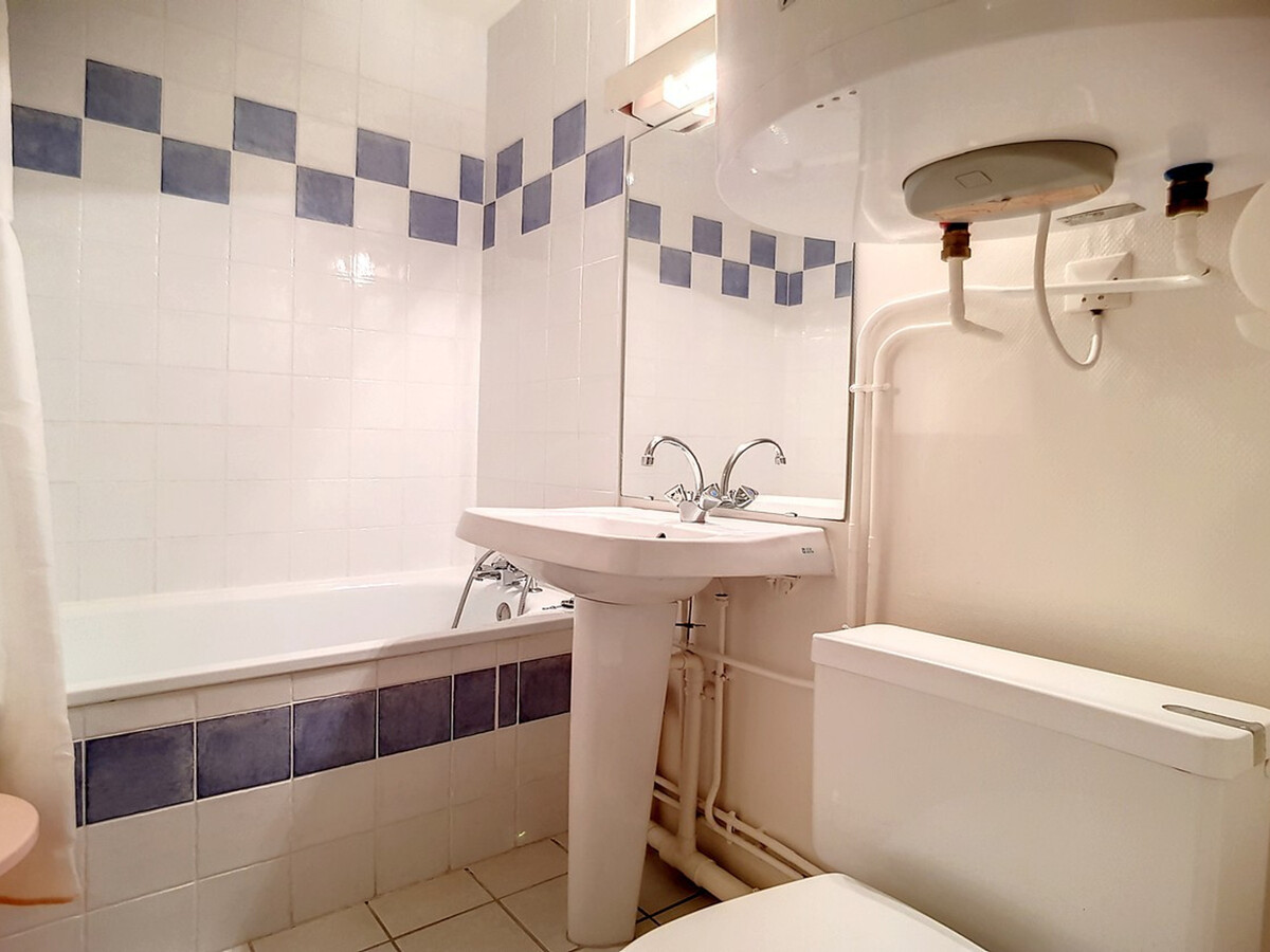 Studio cabine 24m² balcon sud aux Menuires, 4 pers. - Photo 11
