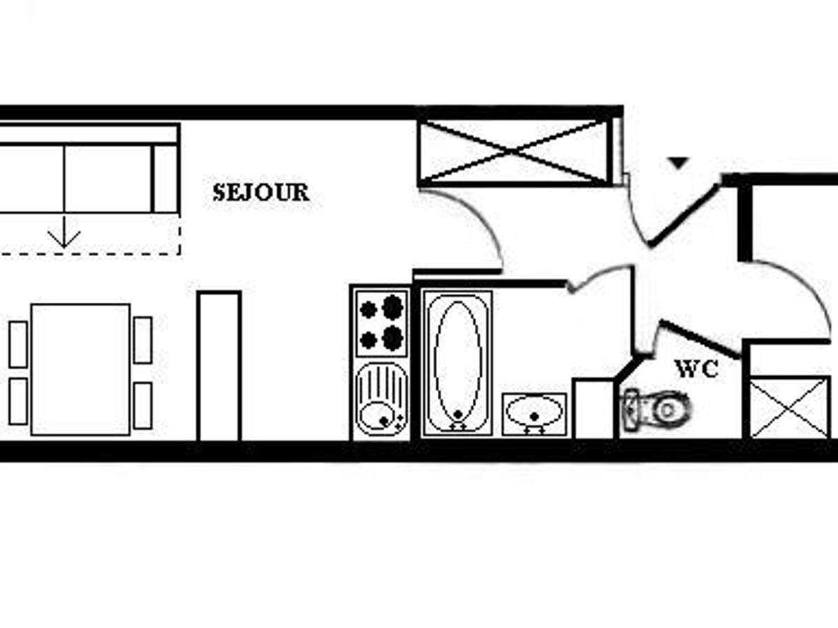 Appartement 2 pièces rénové, 12e étage balcon Sud - Photo 14