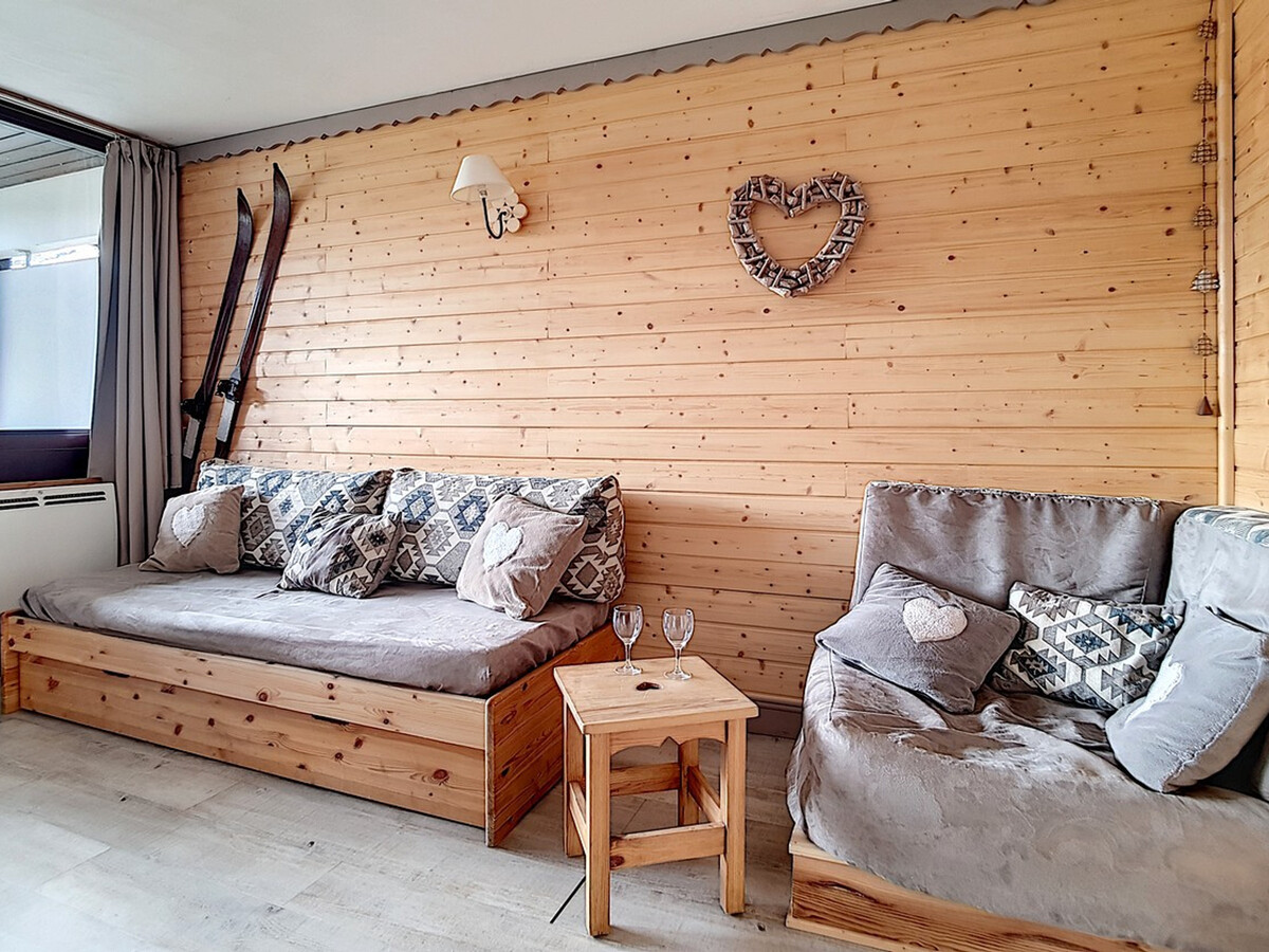 Studio rénové 19m², balcon sud, 7e étage Les Menuires - Photo 4