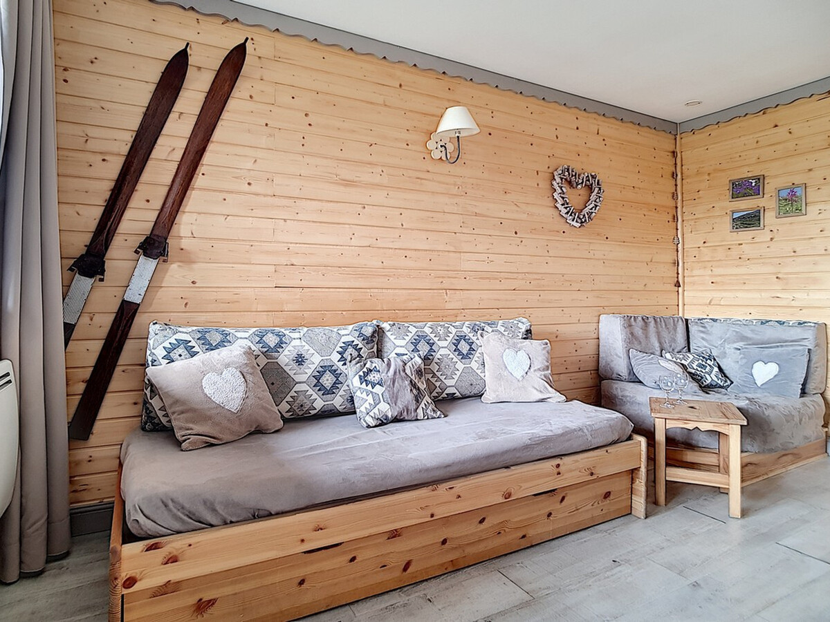 Studio rénové 19m², balcon sud, 7e étage Les Menuires - Photo 5