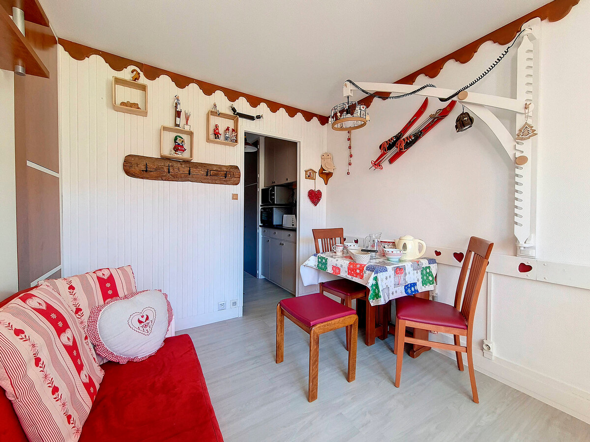 Studio 19 m² balcon Sud aux Menuires, 3 flocons Or - Photo 2