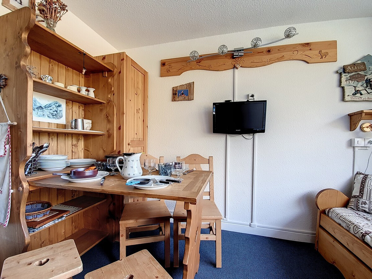 Studio rénové 17 m² balcon, 3 pers aux Menuires - Photo 6