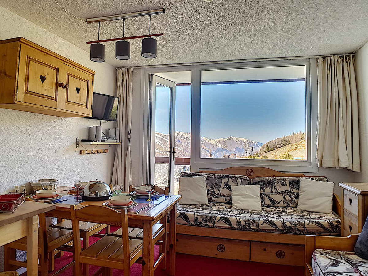 Duplex skis aux pieds avec balcon aux Menuires, 4 pers. - Photo 1