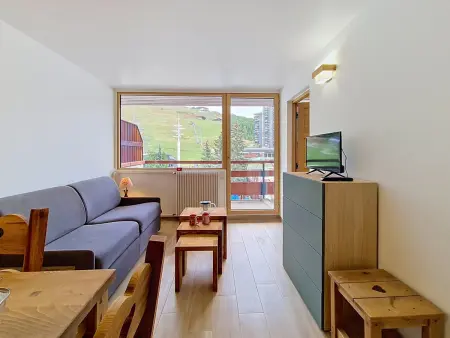 Appartement lumineux à Les Menuires, balcon, animaux admis : photo 2