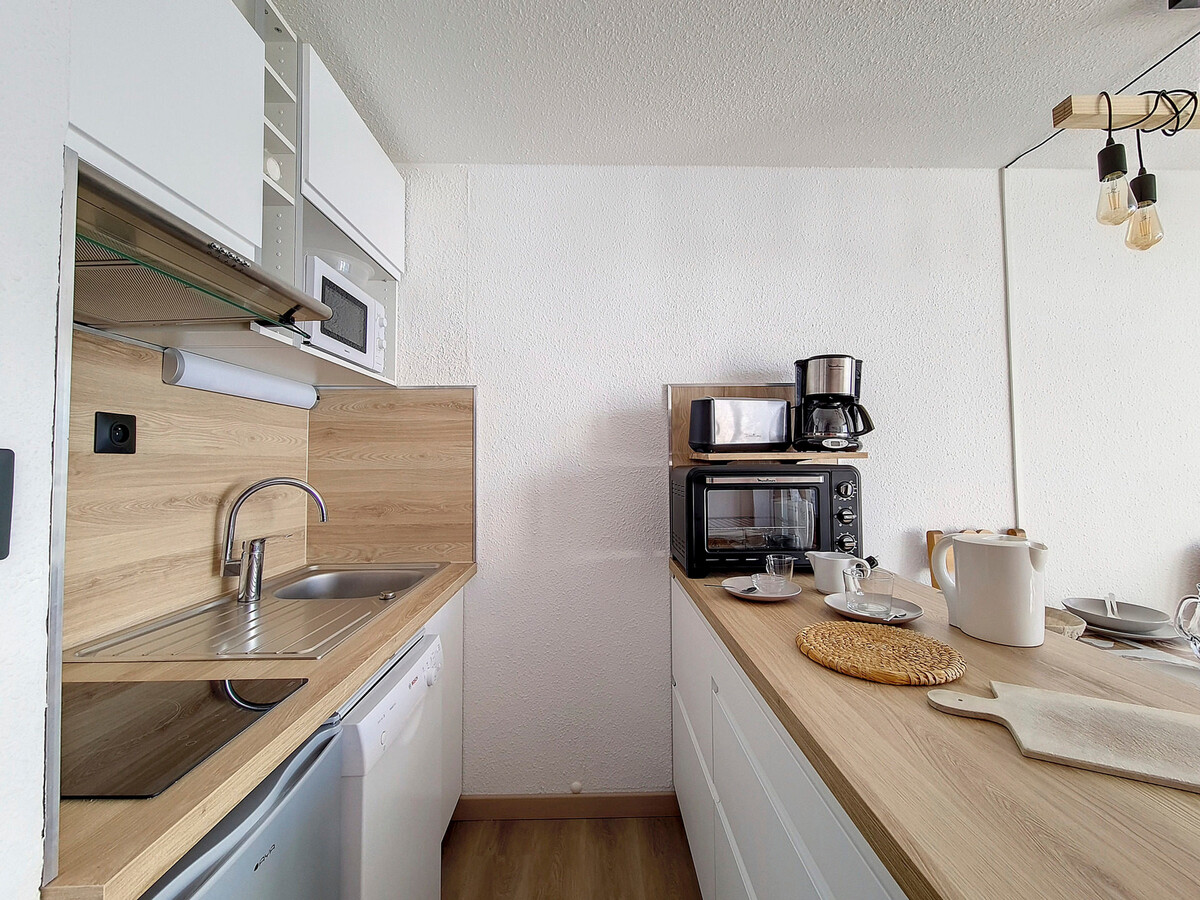 Studio 24m² 4 pers. aux Menuires, balcon et accès pistes - Photo 3