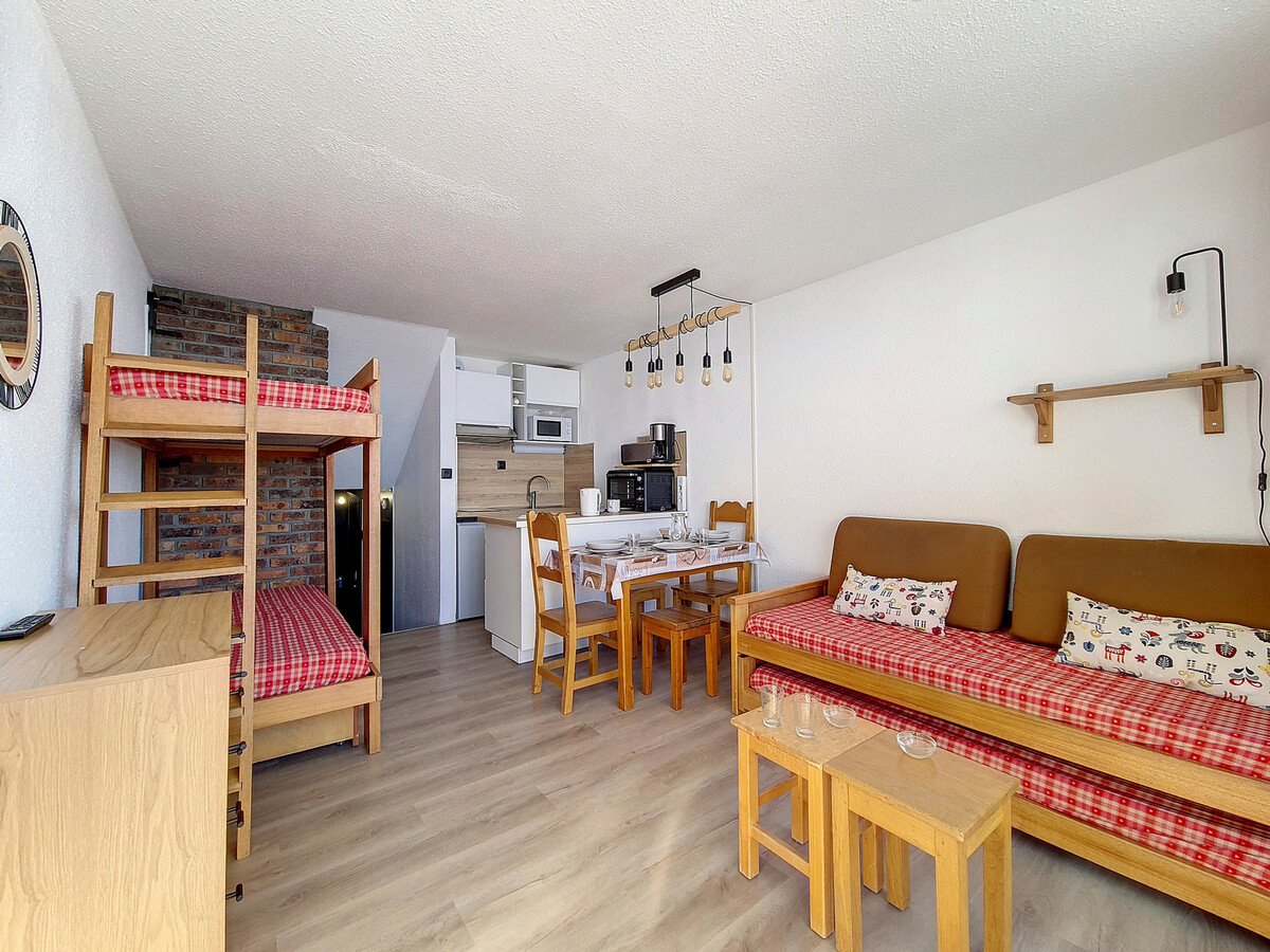 Studio 24m² 4 pers. aux Menuires, balcon et accès pistes - Photo 7
