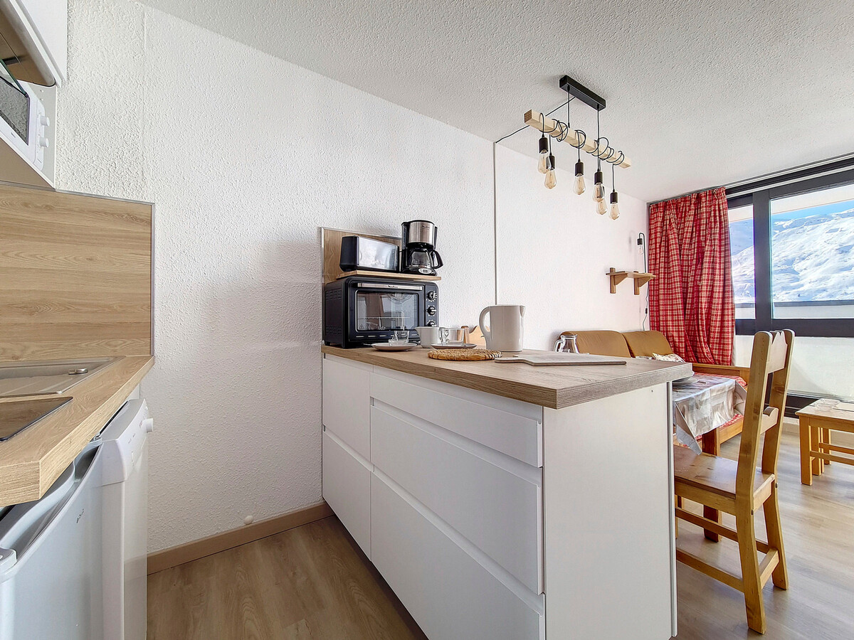 Studio 24m² 4 pers. aux Menuires, balcon et accès pistes - Photo 10