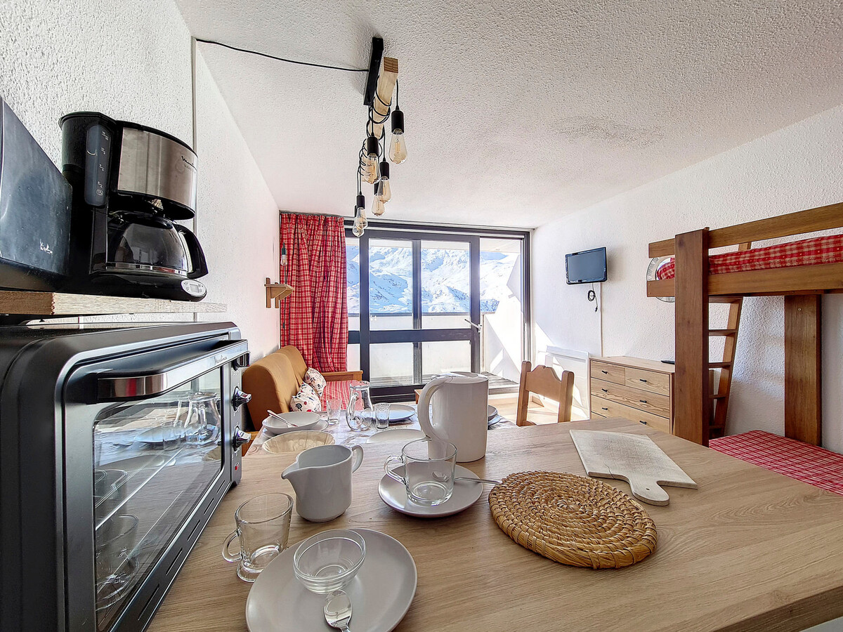 Studio 24m² 4 pers. aux Menuires, balcon et accès pistes - Photo 11