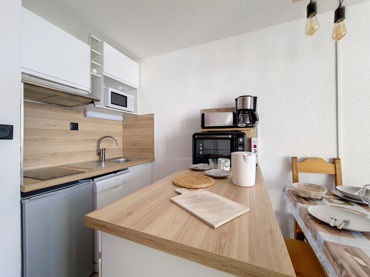 Studio 24m² 4 pers. aux Menuires, balcon et accès pistes - Photo 12