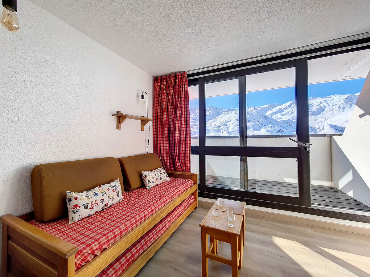 Studio 24m² 4 pers. aux Menuires, balcon et accès pistes - Photo 13
