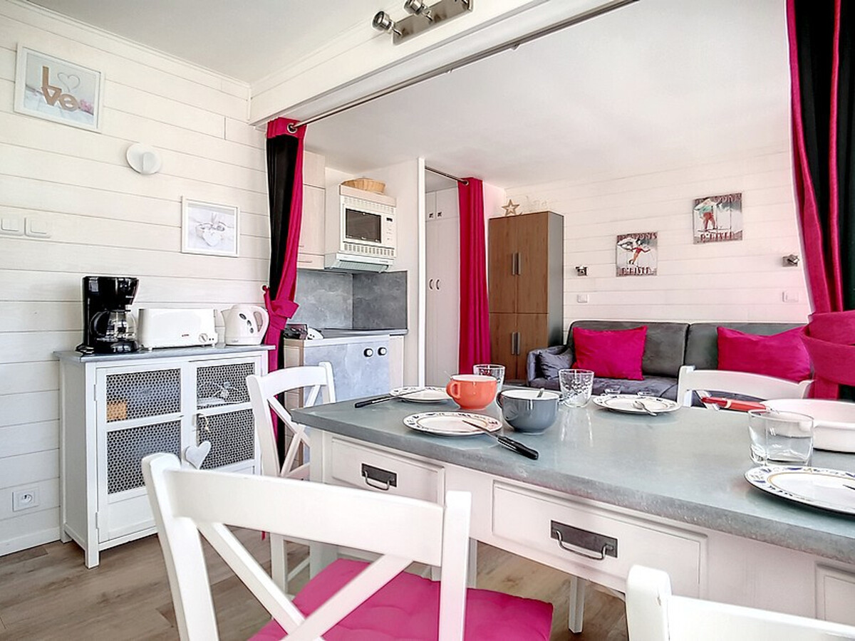 Studio 24m² ski aux pieds, balcon sud-ouest, 4 personnes - Photo 4