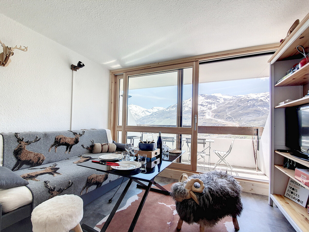 Appartement 3 pièces ski aux pieds, 7ème étage, 2 balcons - Photo 1