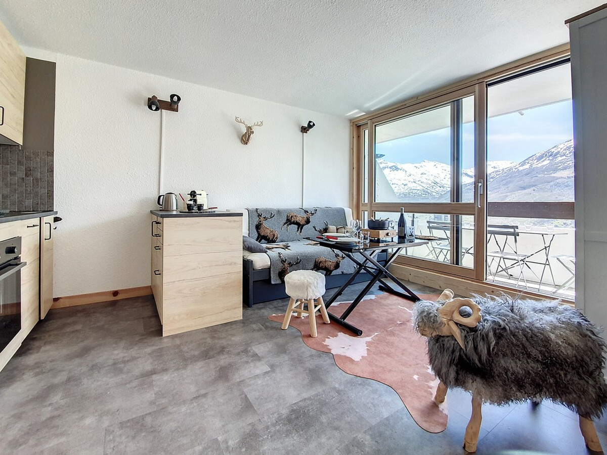 Appartement 3 pièces ski aux pieds, 7ème étage, 2 balcons - Photo 5