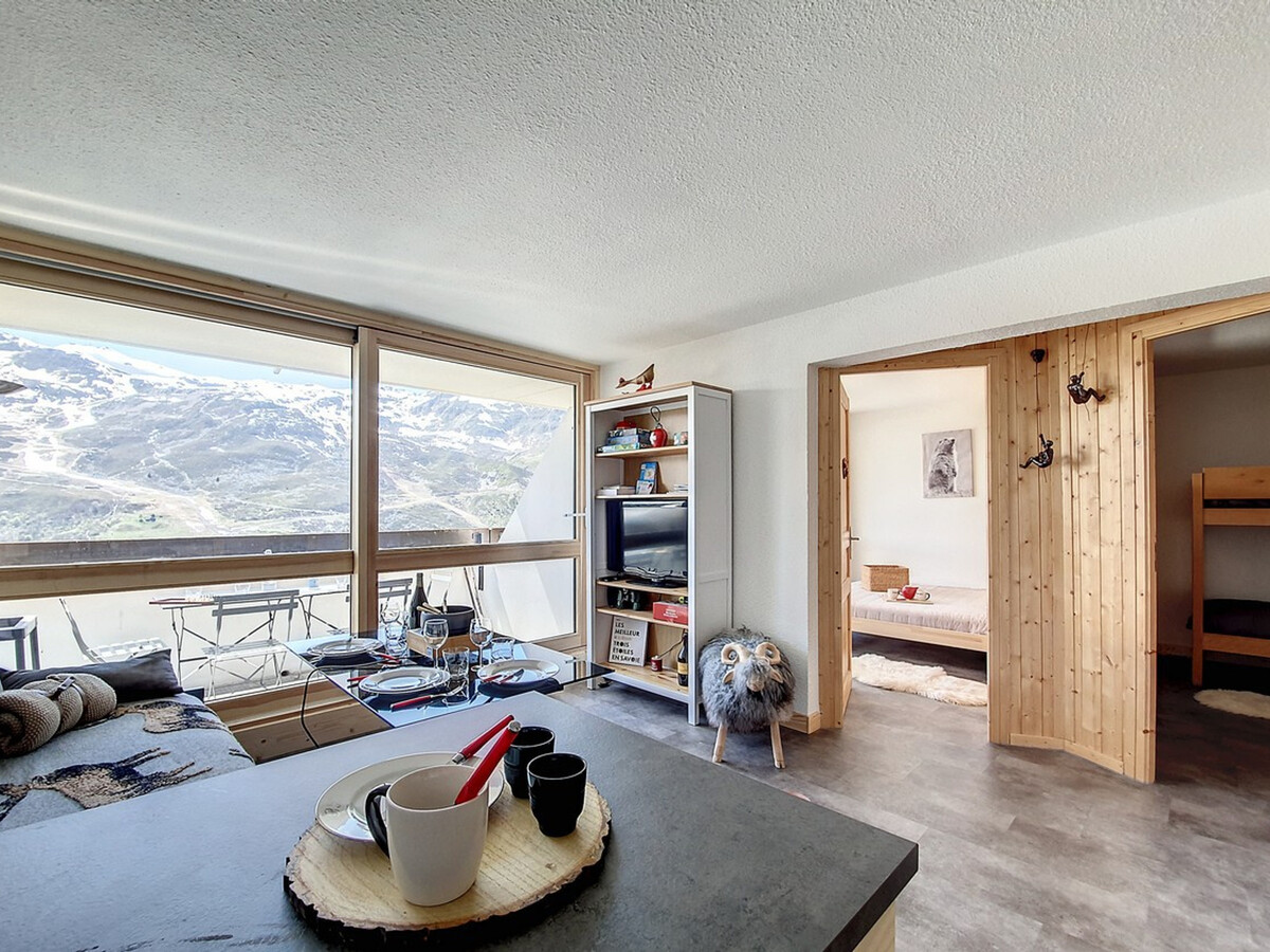 Appartement 3 pièces ski aux pieds, 7ème étage, 2 balcons - Photo 6