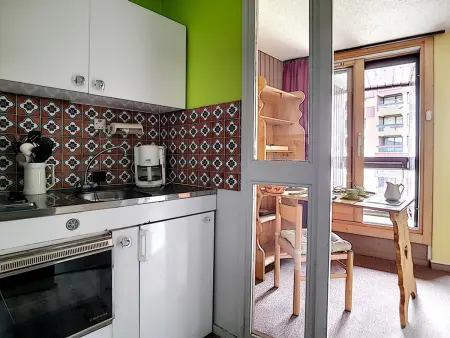 Studio 17 m² skis aux pieds, balcon Est, Les Menuires : photo 3