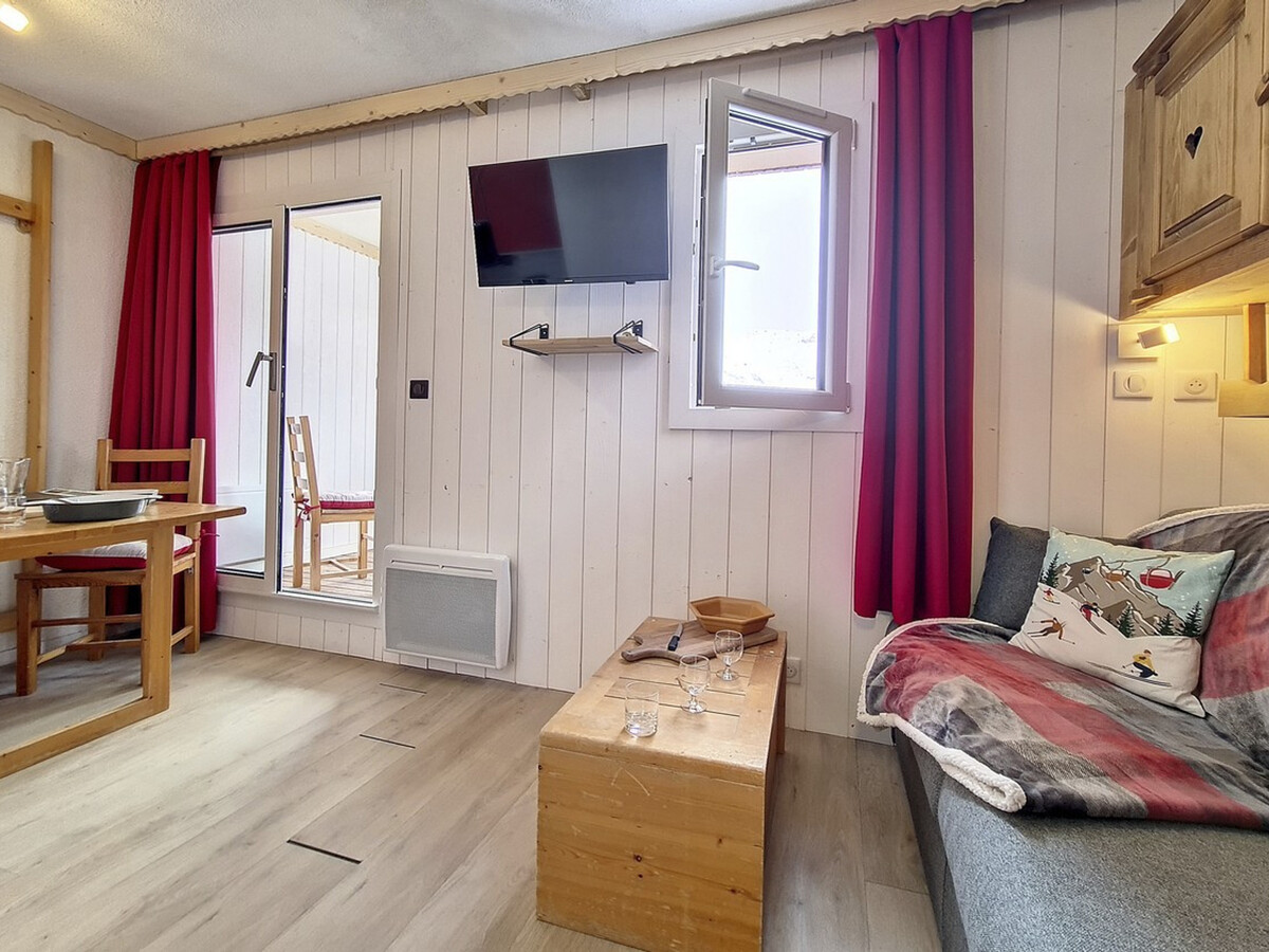 Studio 18 m² aux Menuires, balcon et lit superposé - Photo 7