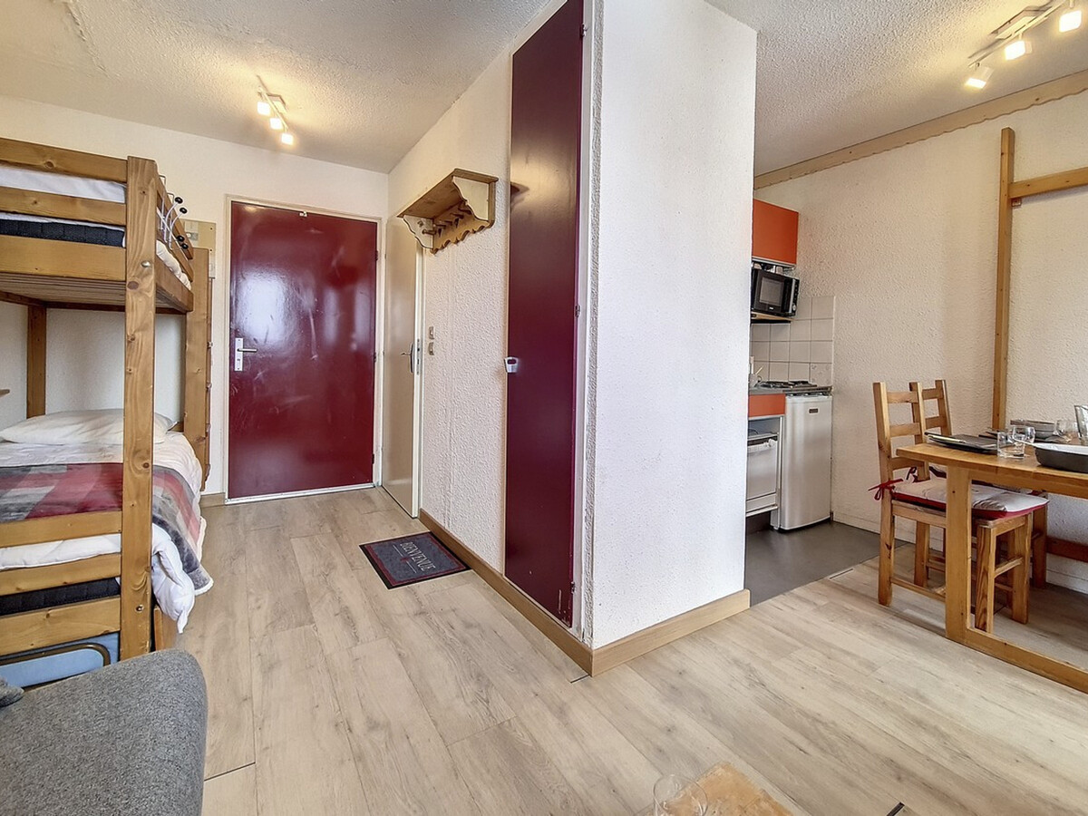 Studio 18 m² aux Menuires, balcon et lit superposé - Photo 12
