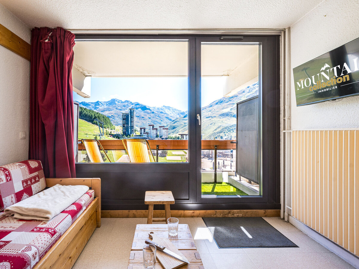 Studio 24 m² balcon Sud, ski aux pieds aux Menuires - Photo 1