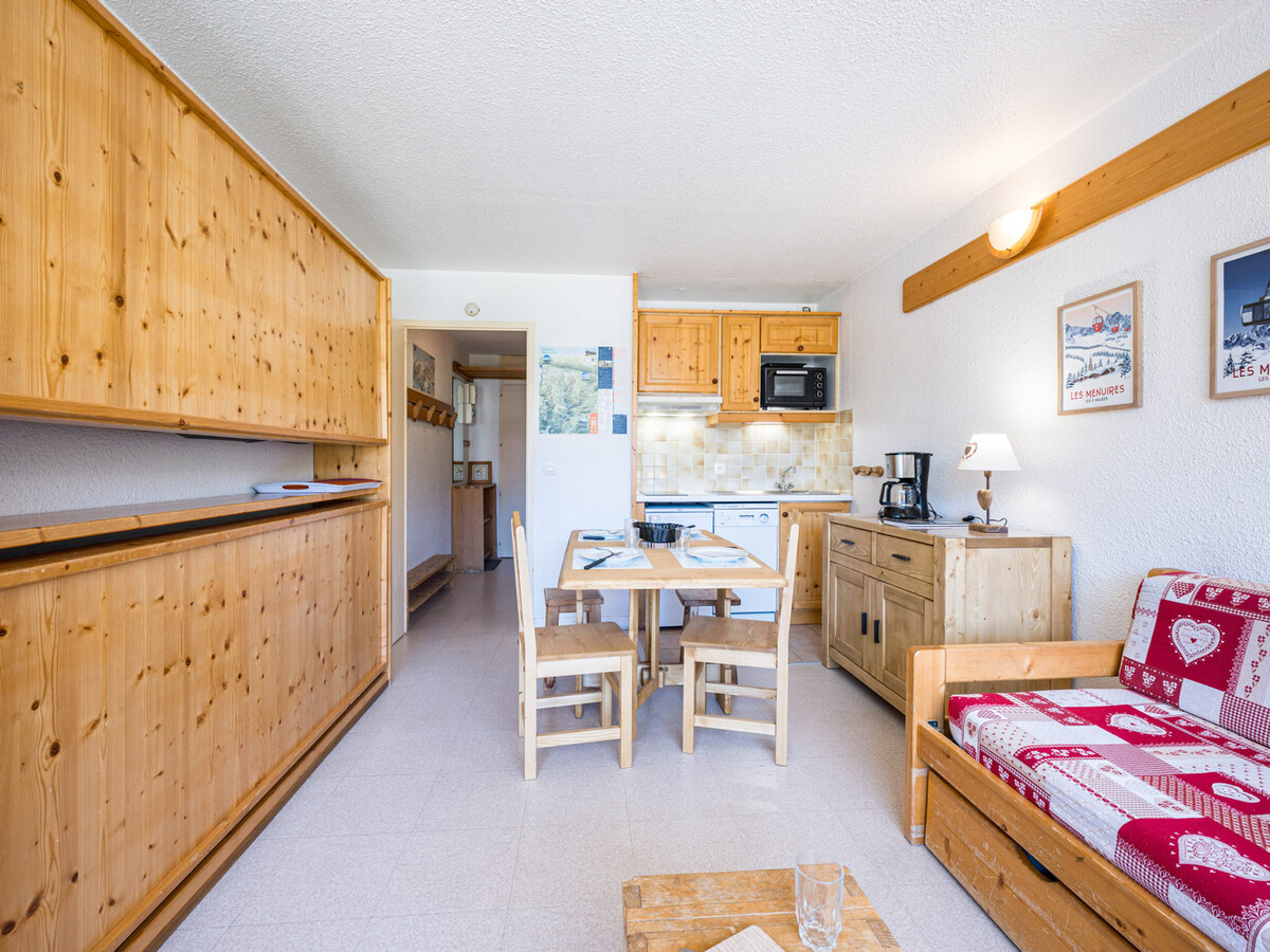Studio 24 m² balcon Sud, ski aux pieds aux Menuires - Photo 2