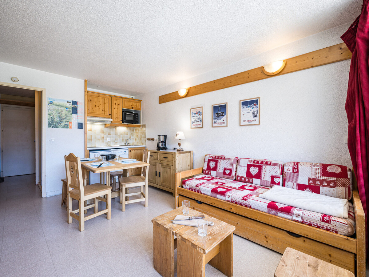 Studio 24 m² balcon Sud, ski aux pieds aux Menuires - Photo 4