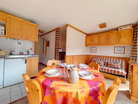 Studio 25 m² aux pieds des pistes avec balcon ski : photo 5