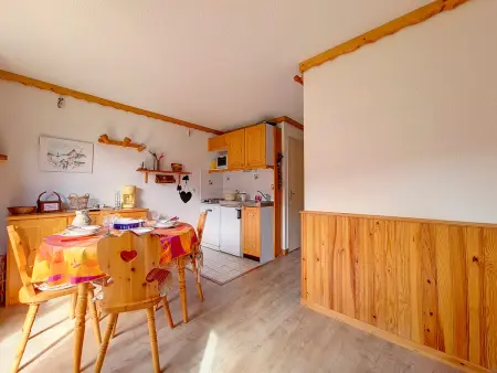 Studio 25 m² aux pieds des pistes avec balcon ski : photo 6