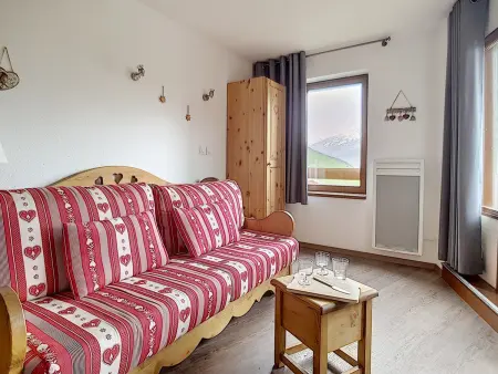 Appartement 2 pièces aux Menuires, balcon sud, 6e étage : photo 7