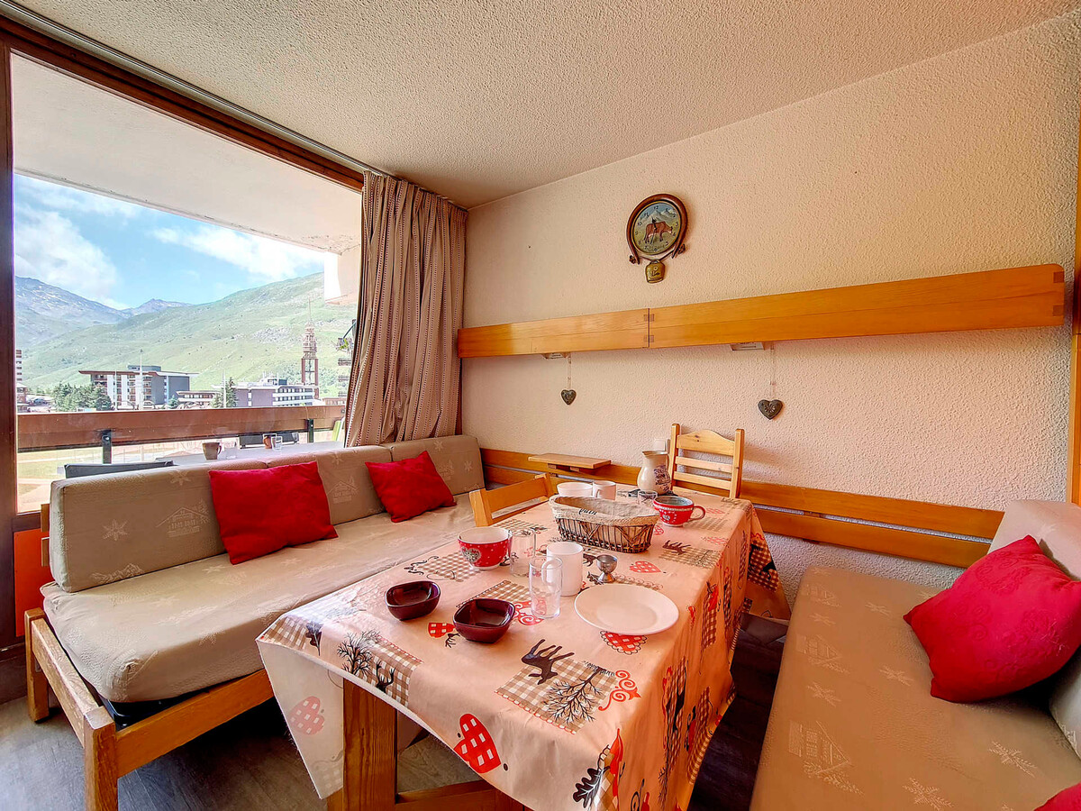Studio 24 m² balcon sud aux Menuires, 4 personnes - Photo 4