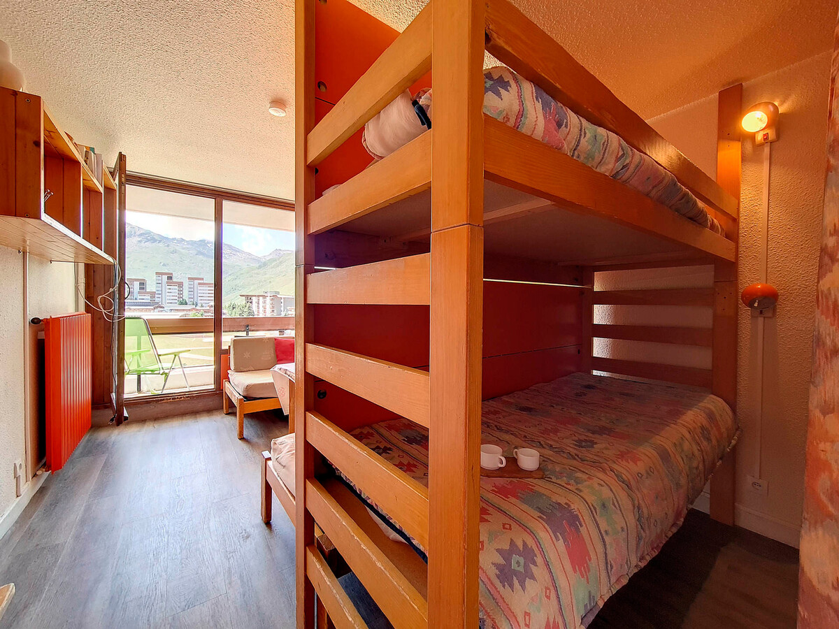 Studio 24 m² balcon sud aux Menuires, 4 personnes - Photo 5