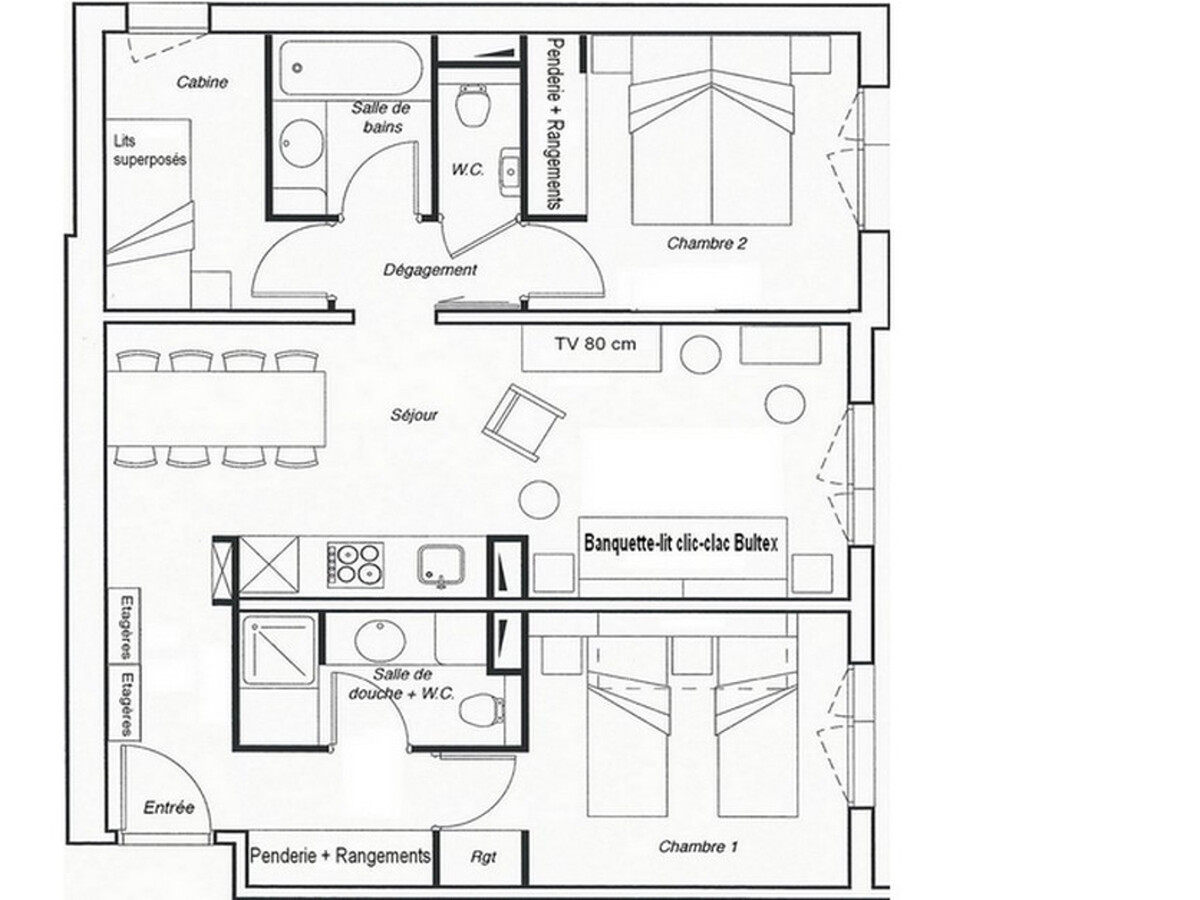 Appartement 8 pers aux Menuires, accès direct piste ski - Photo 16