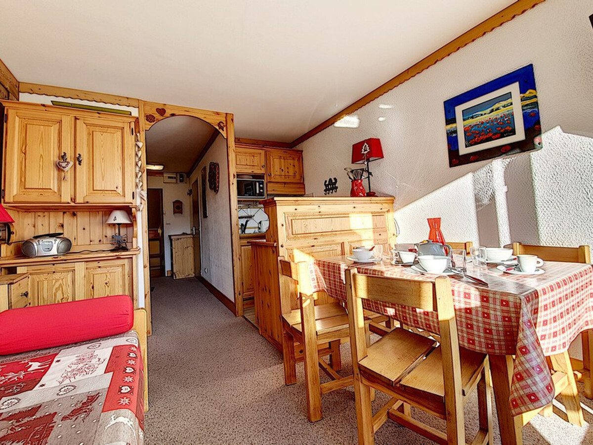 Studio 19m² balcon sud aux Menuires, 3 personnes - Photo 4