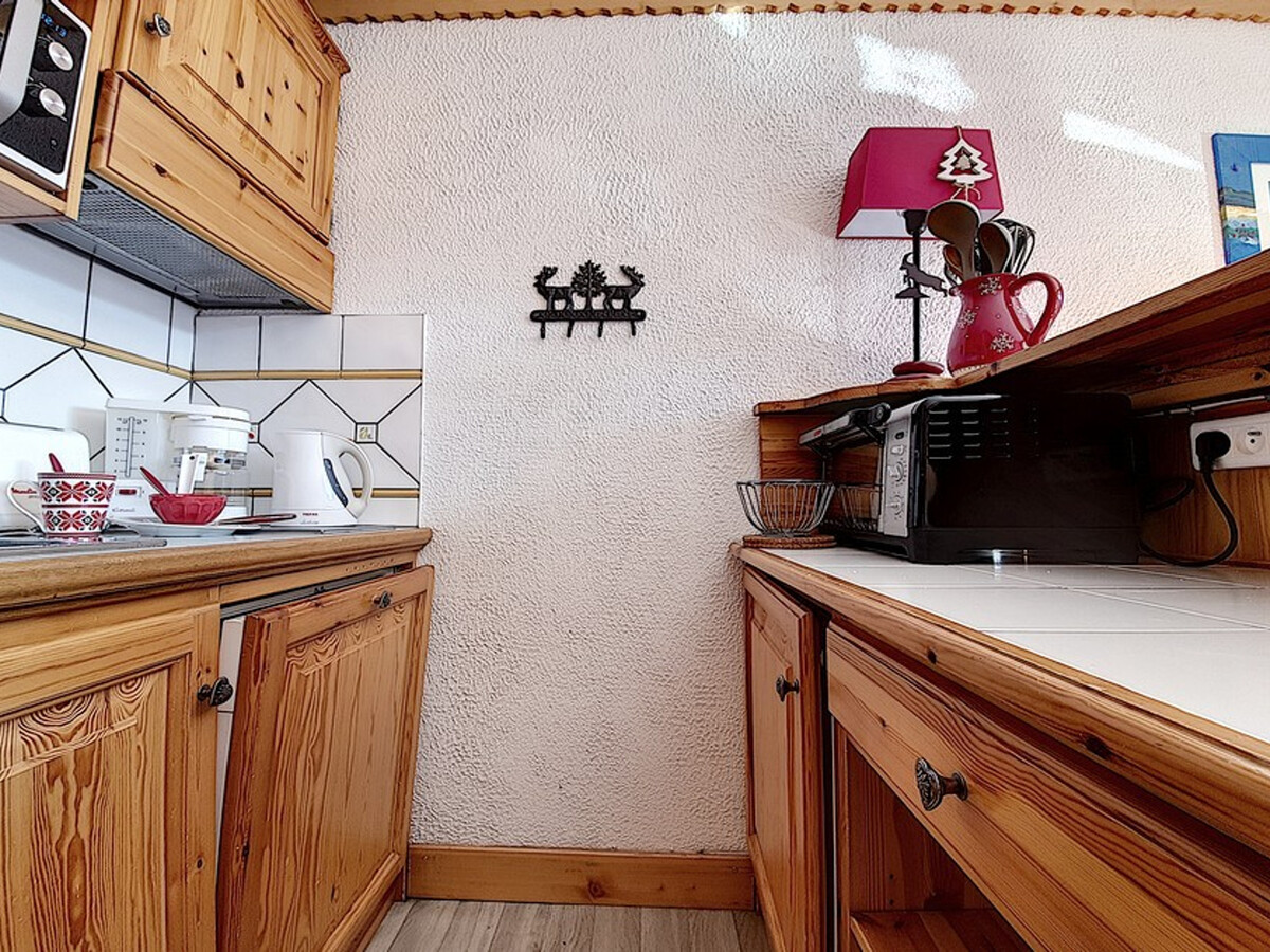 Studio 19m² balcon sud aux Menuires, 3 personnes - Photo 5