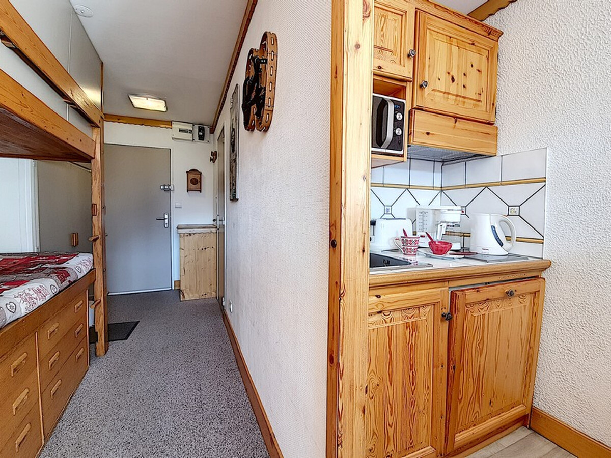Studio 19m² balcon sud aux Menuires, 3 personnes - Photo 8