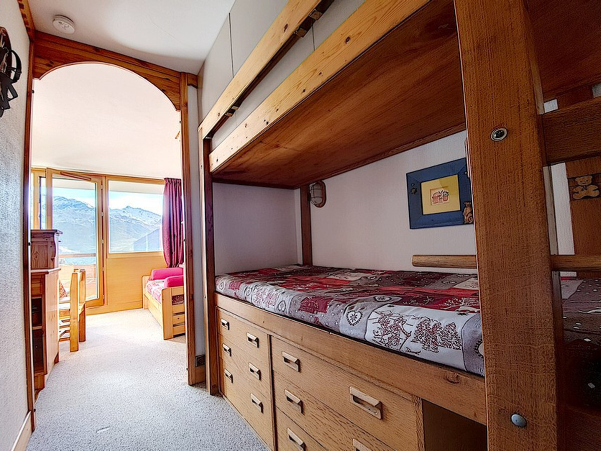 Studio 19m² balcon sud aux Menuires, 3 personnes - Photo 9