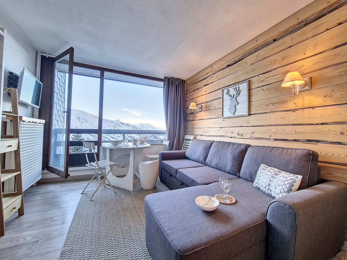 Studio rénové 17 m² avec balcon aux Menuires - Photo 1