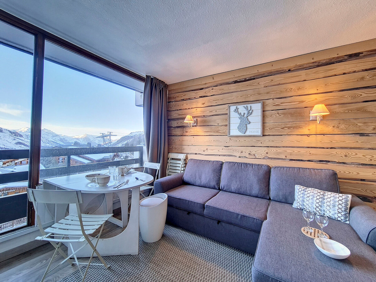 Studio rénové 17 m² avec balcon aux Menuires - Photo 2