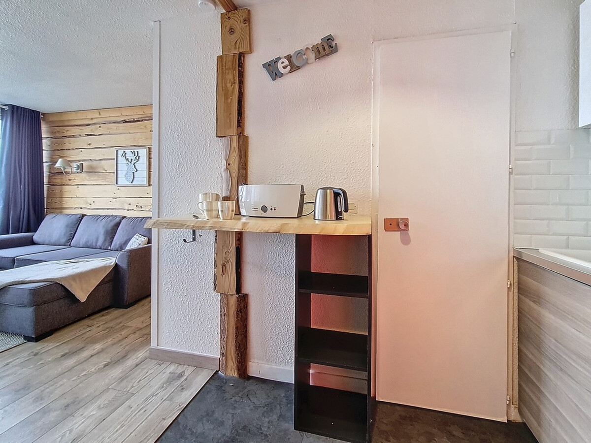 Studio rénové 17 m² avec balcon aux Menuires - Photo 8