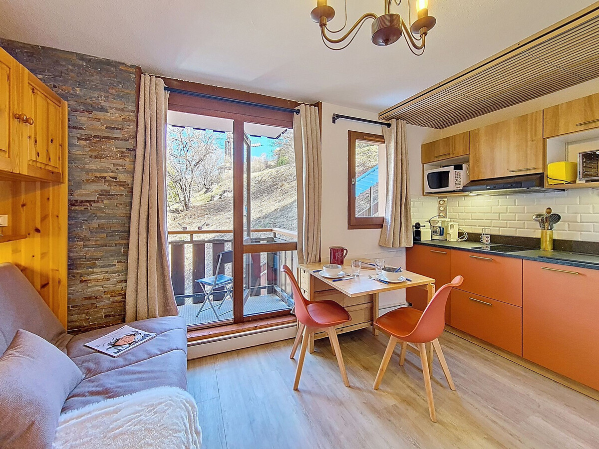 Studio 17 m² avec coin montagne et balcon aux Menuires - Photo 1