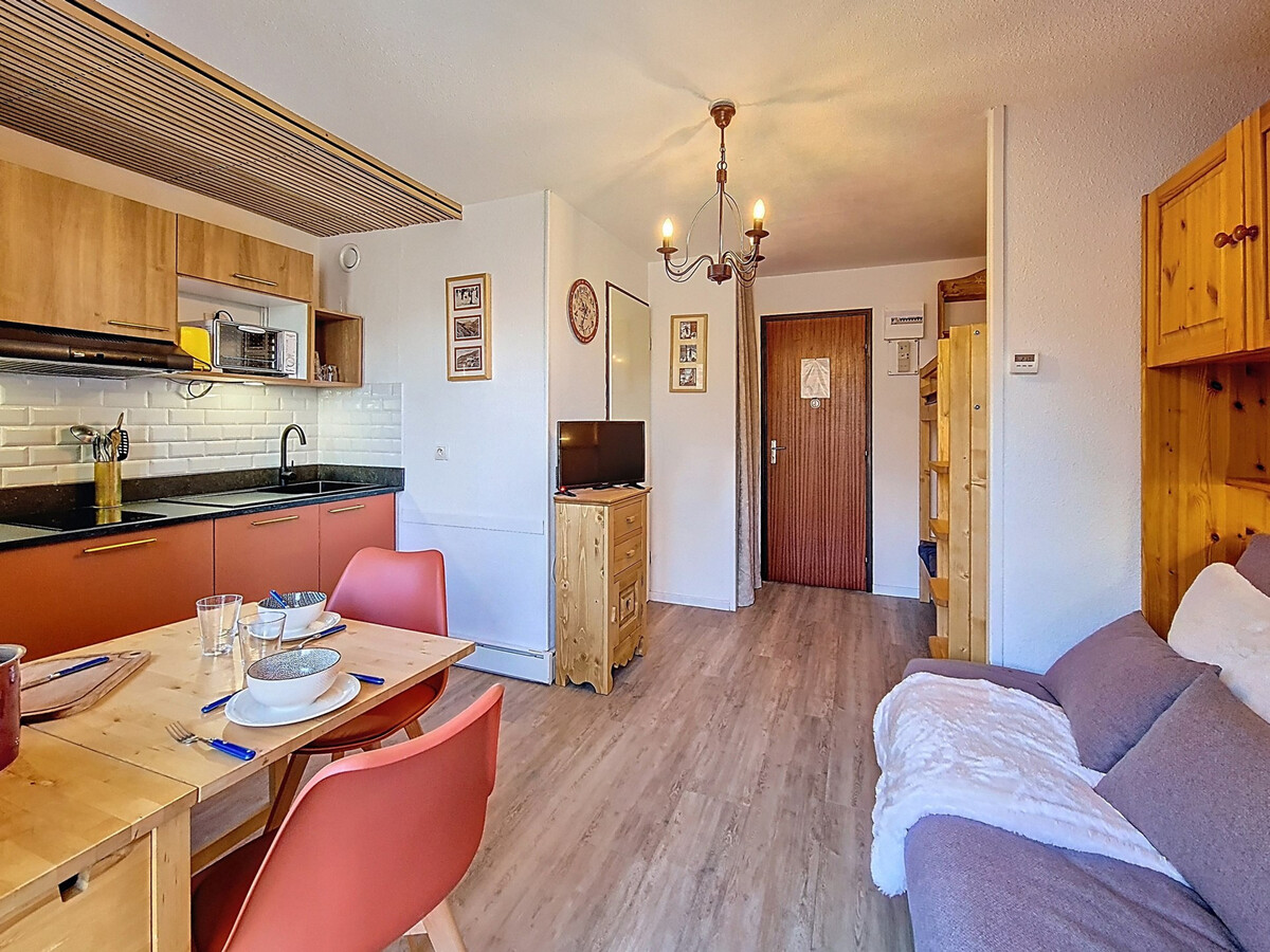 Studio 17 m² avec coin montagne et balcon aux Menuires - Photo 2