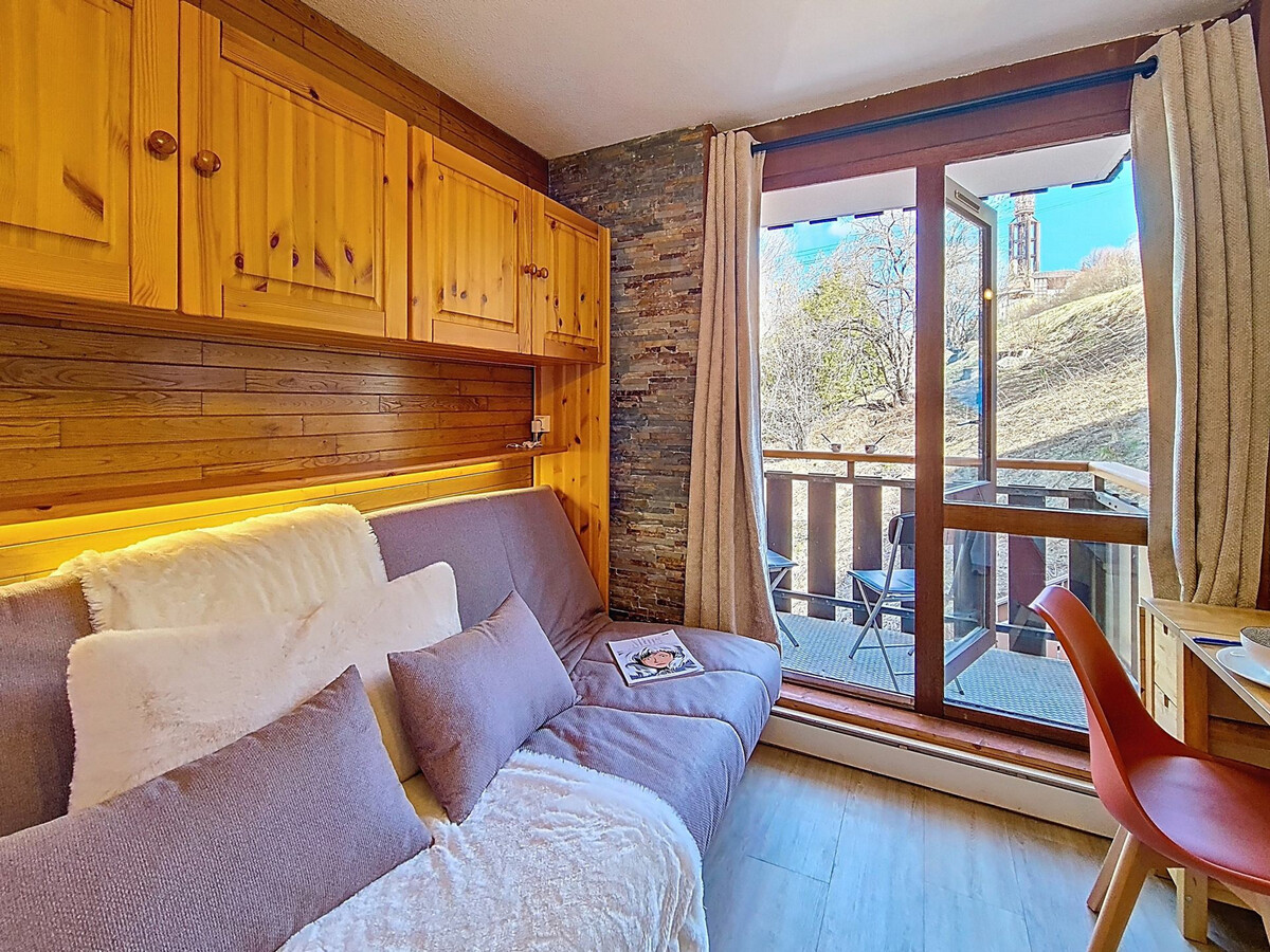 Studio 17 m² avec coin montagne et balcon aux Menuires - Photo 3