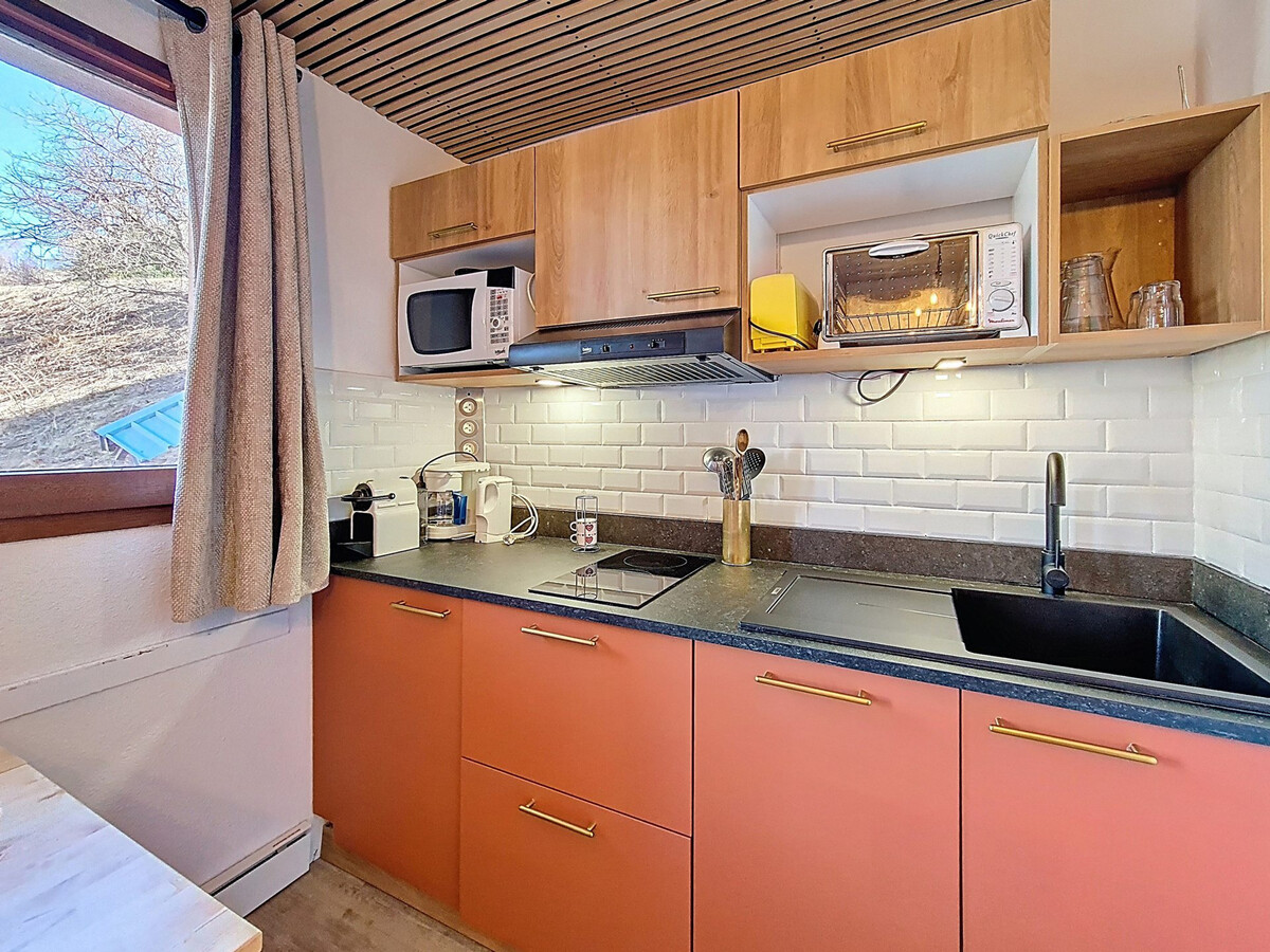 Studio 17 m² avec coin montagne et balcon aux Menuires - Photo 6